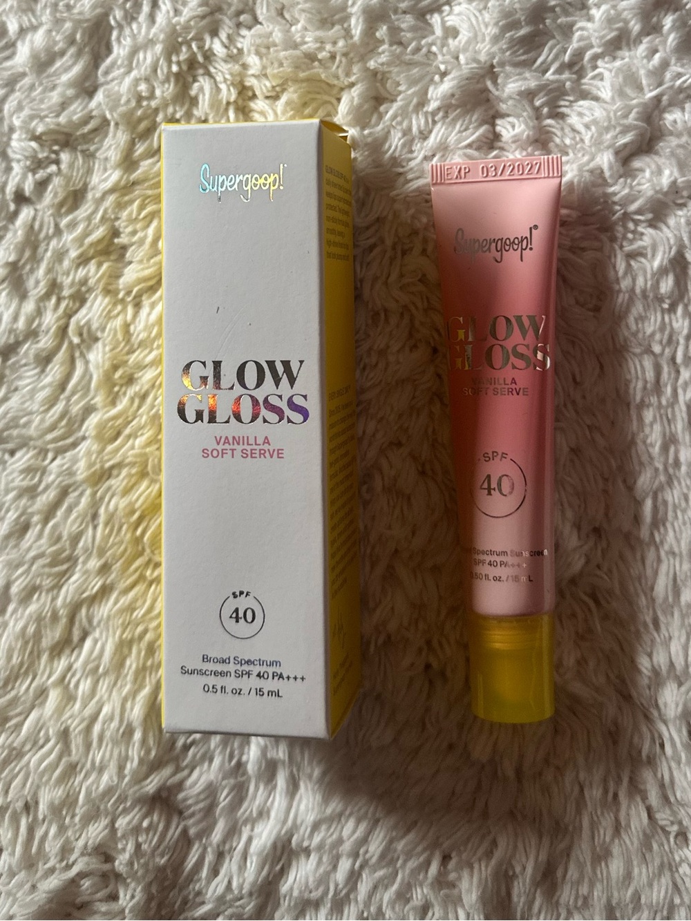 Supergoop- Glow Gloss SPF 40 Lip Balm